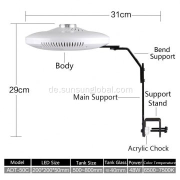 Effizientes LED -Aquarium -Lichtkorallenriff effizient Qualität